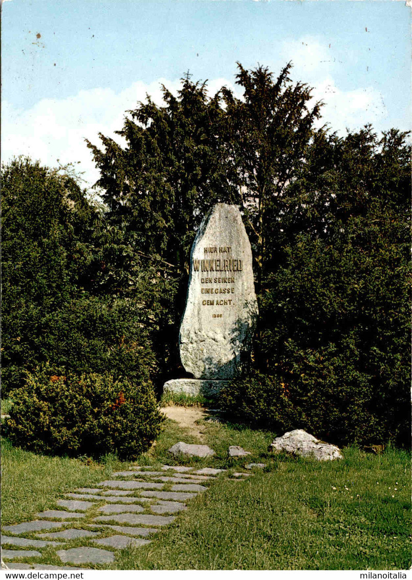 Sempach - Winkelried-Denkmal (7003) * 26. 5. 1975 - Sempach