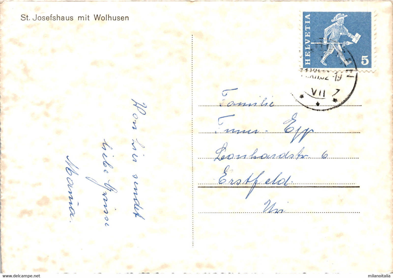 St. Josefshaus Mit Wolhusen * 18. 12. 1962 - Wolhusen