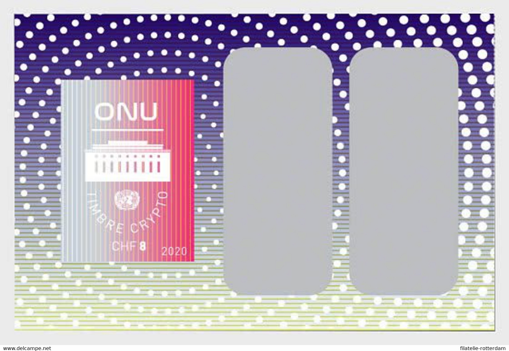 VN / UN (Geneva) - Postfris / MNH - Sheet Cryptostamps 2020 - Nuovi