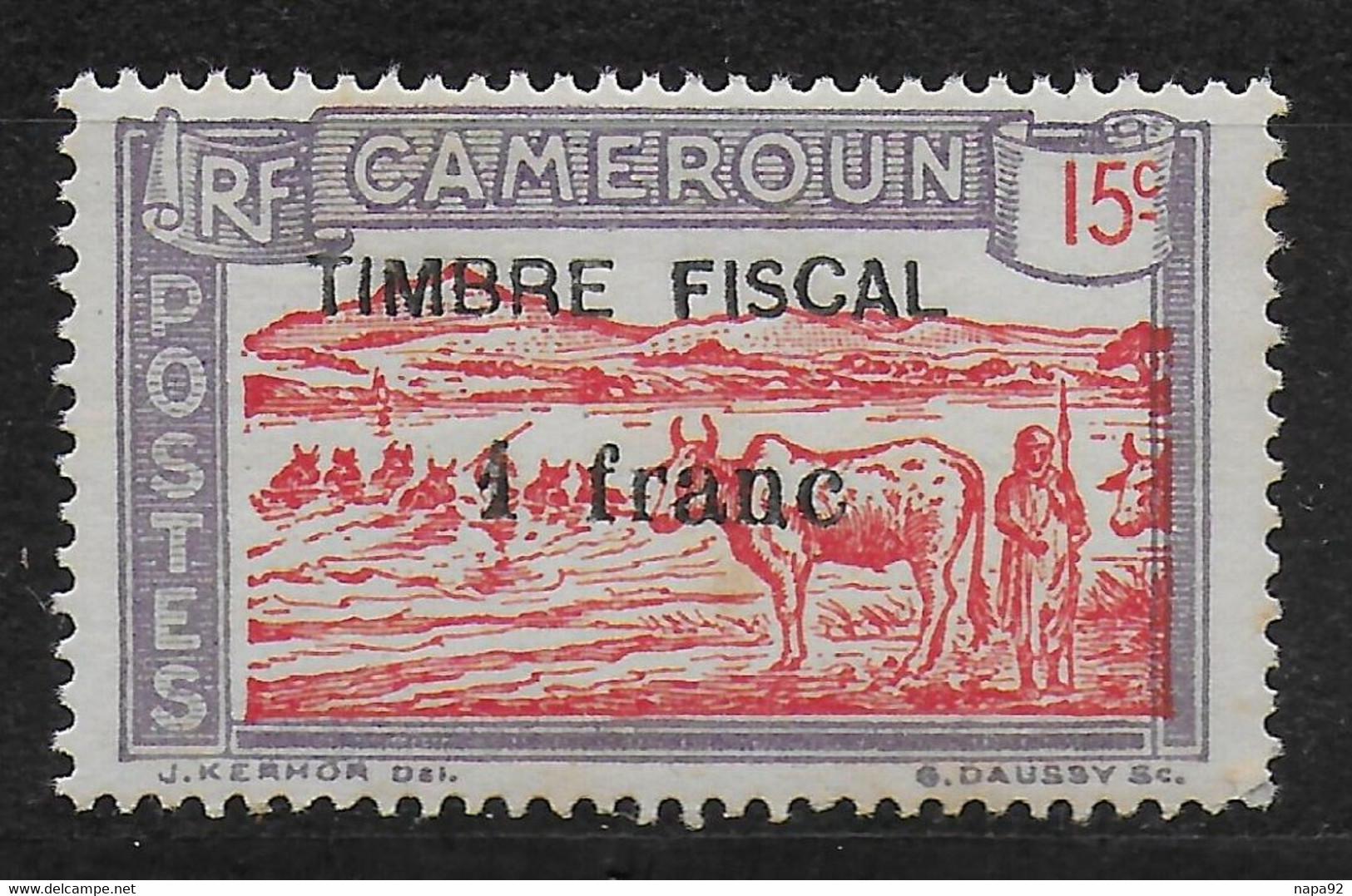 CAMEROUN - TIMBRE FISCAL -  1 Franc - Nuevos