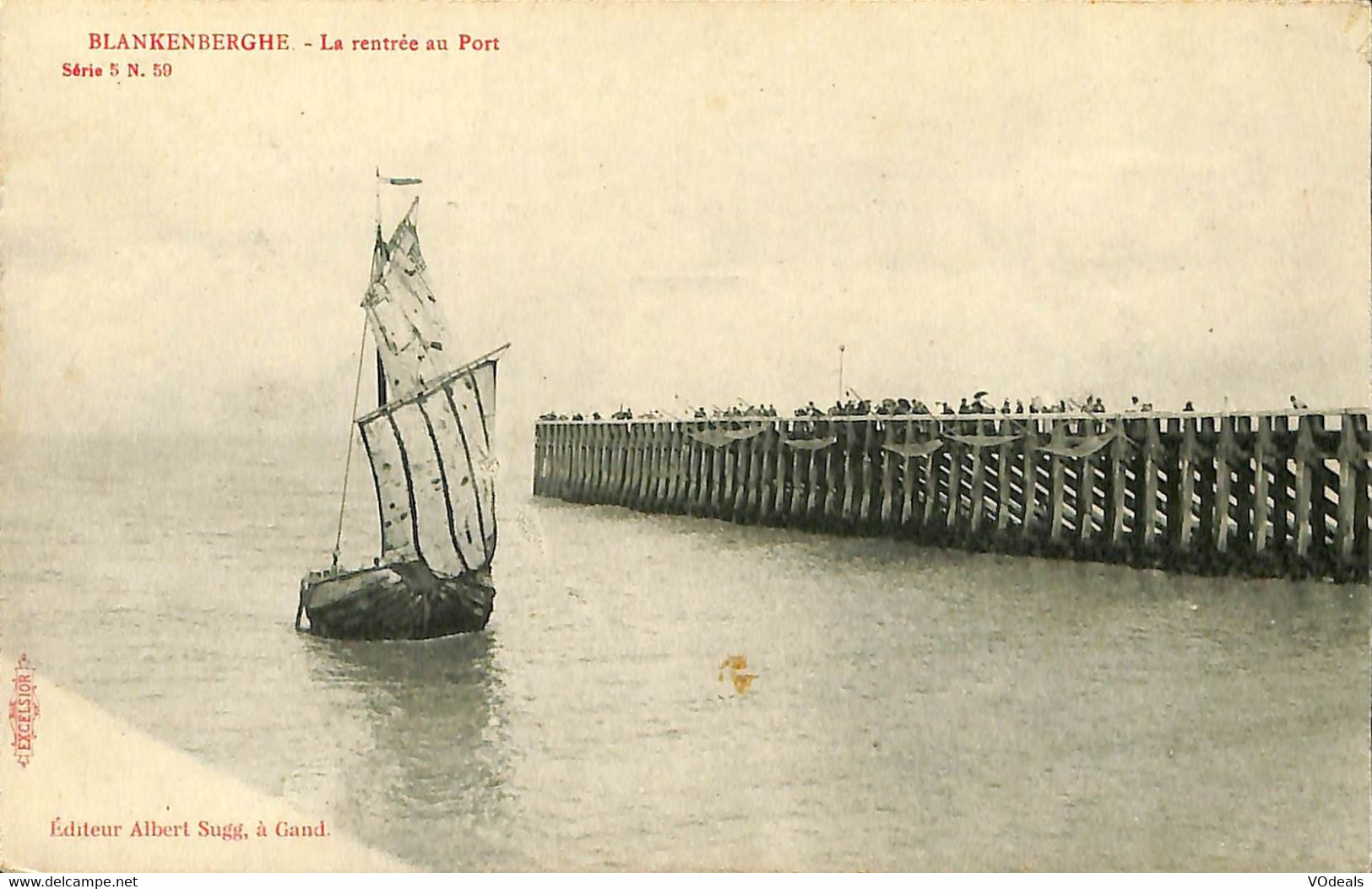 033 642 - CPA - Belgique - Blankenberge - Blankenberghe - La Rentrée Au Port - Blankenberge