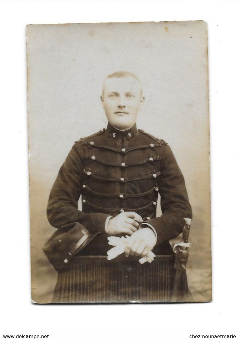 6 E REGIMENT D ARTILLERIE SOLDAT AVEC SA BAIONNETTE - PHOTO MILITAIRE - Guerra, Militares