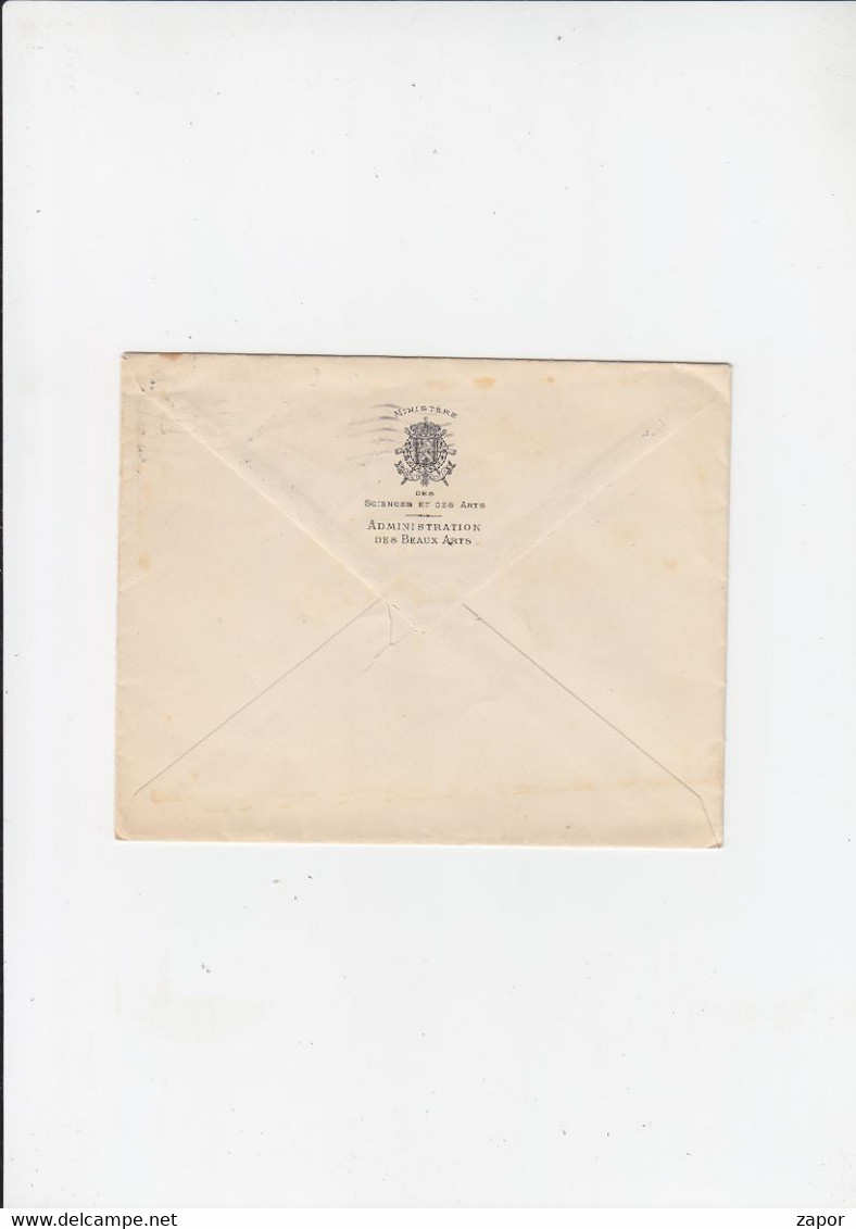 Brief / Lettre - Ministère De Sciences Et Des Arts / Ministère Des Finances - 1914 - Briefumschläge