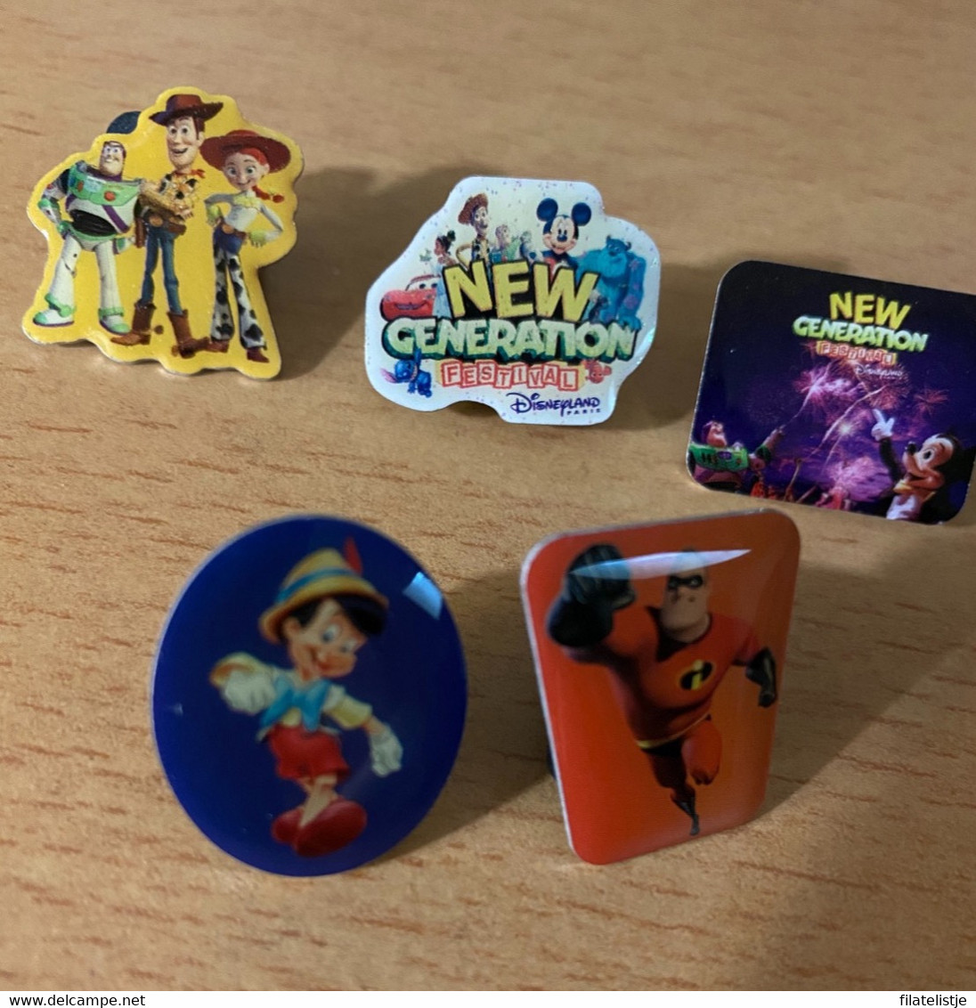 5 Pins Walt Disney - Sets