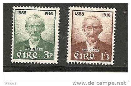 Irl Mi.Nr.136-37 IRLAND - / T.J.Clarke, Osteraufstand 1916 **MNH - Unused Stamps