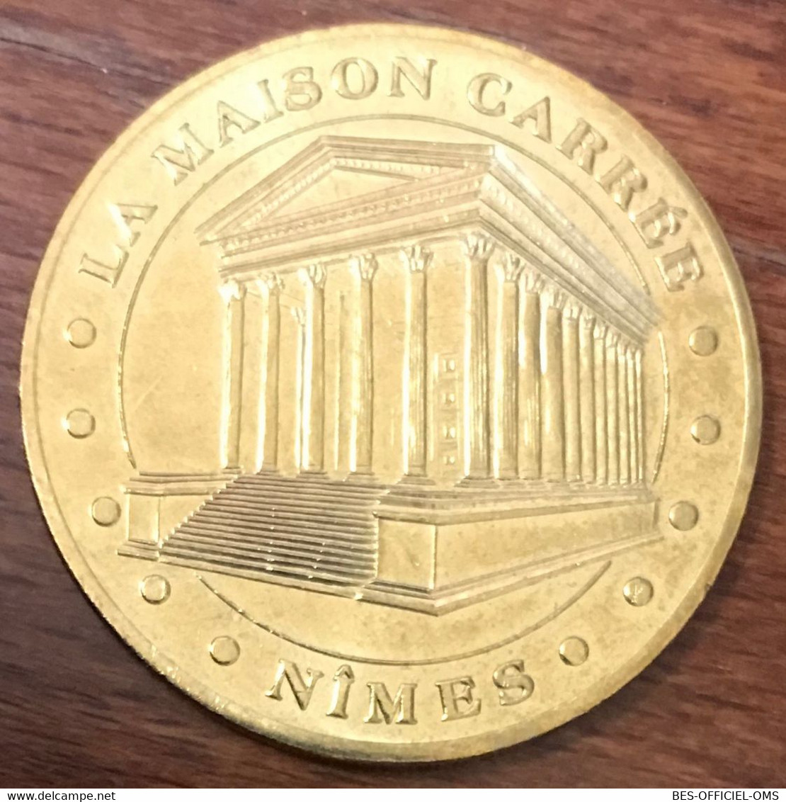 30 NÎMES LA MAISON CARRÉE MEDAILLE SOUVENIR MONNAIE DE PARIS 2014 JETON TOURISTIQUE MEDALS COINS TOKENS - 2014