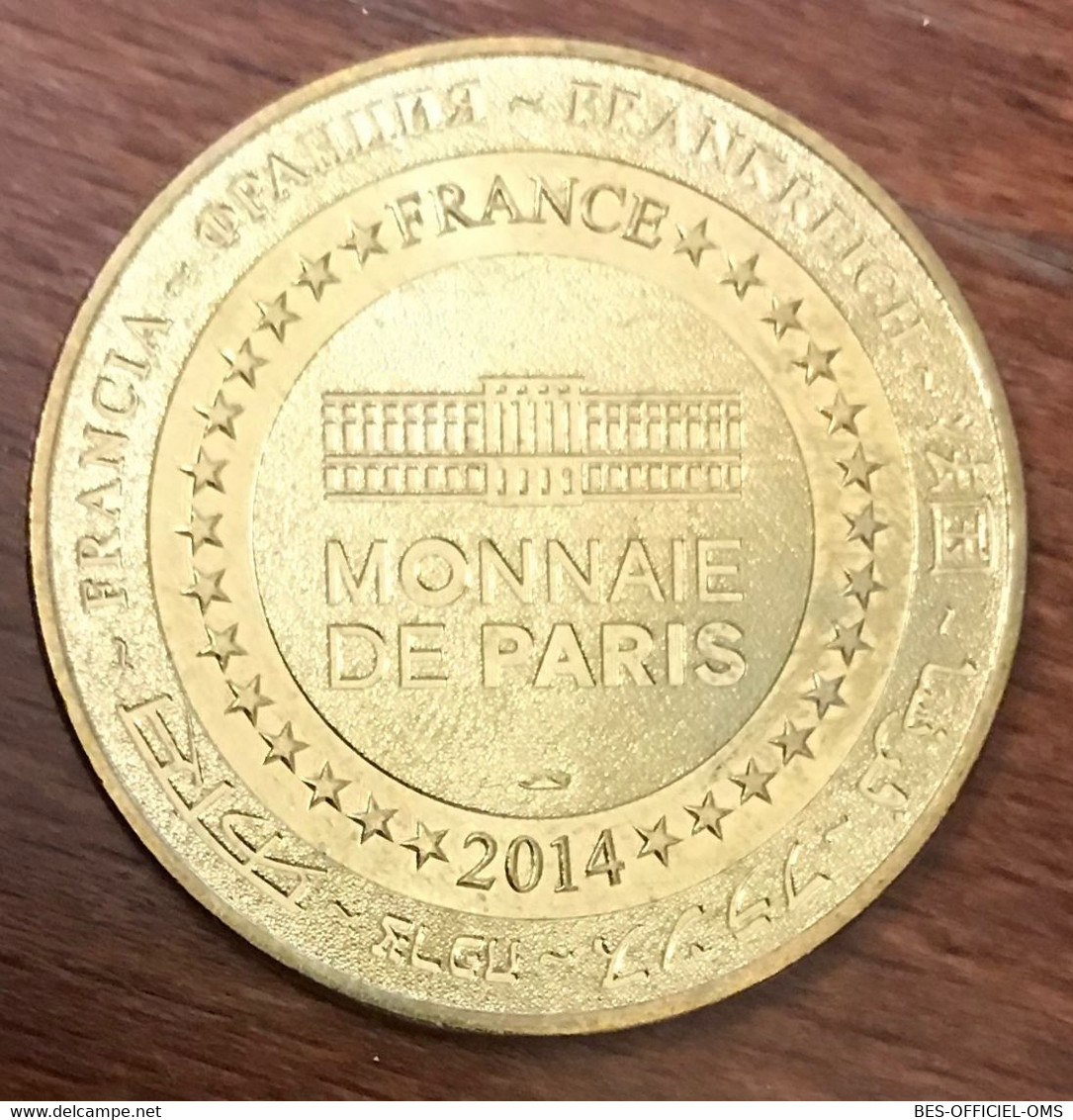 30 NÎMES LA MAISON CARRÉE MEDAILLE SOUVENIR MONNAIE DE PARIS 2014 JETON TOURISTIQUE MEDALS COINS TOKENS - 2014