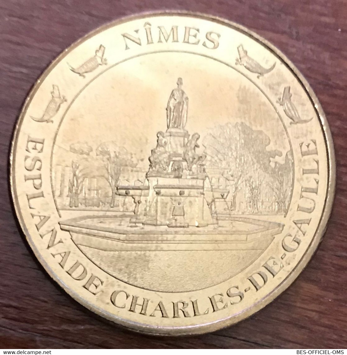 30 NÎMES ESPLANADE CHARLES DE GAULLE MDP 2013 MEDAILLE SOUVENIR MONNAIE DE PARIS JETON TOURISTIQUE MEDALS COINS TOKENS - 2013