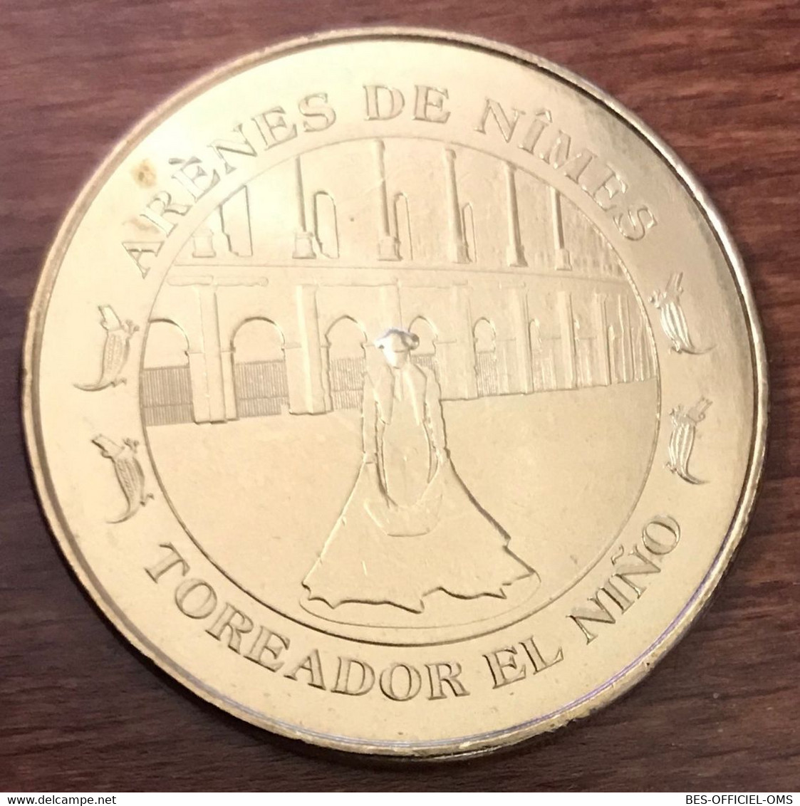 30 NÎMES ARÈNES TORÉADOR EL NINO MEDAILLE SOUVENIR MONNAIE DE PARIS 2013 JETON TOURISTIQUE MEDALS COINS TOKENS - 2013