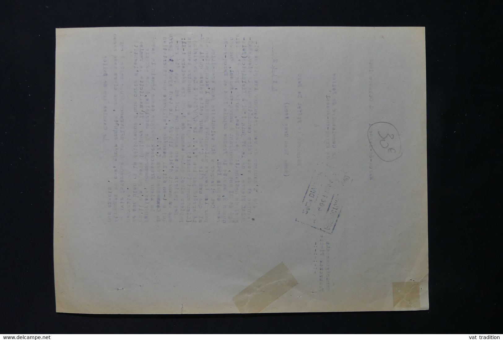 GUERRE 1939/45 - Lettre D'un Commissaire De Police Au Sujet D'un Polonais Arrêté Par Les FFI Et Relaxé En 1944 - L 85066 - Documentos