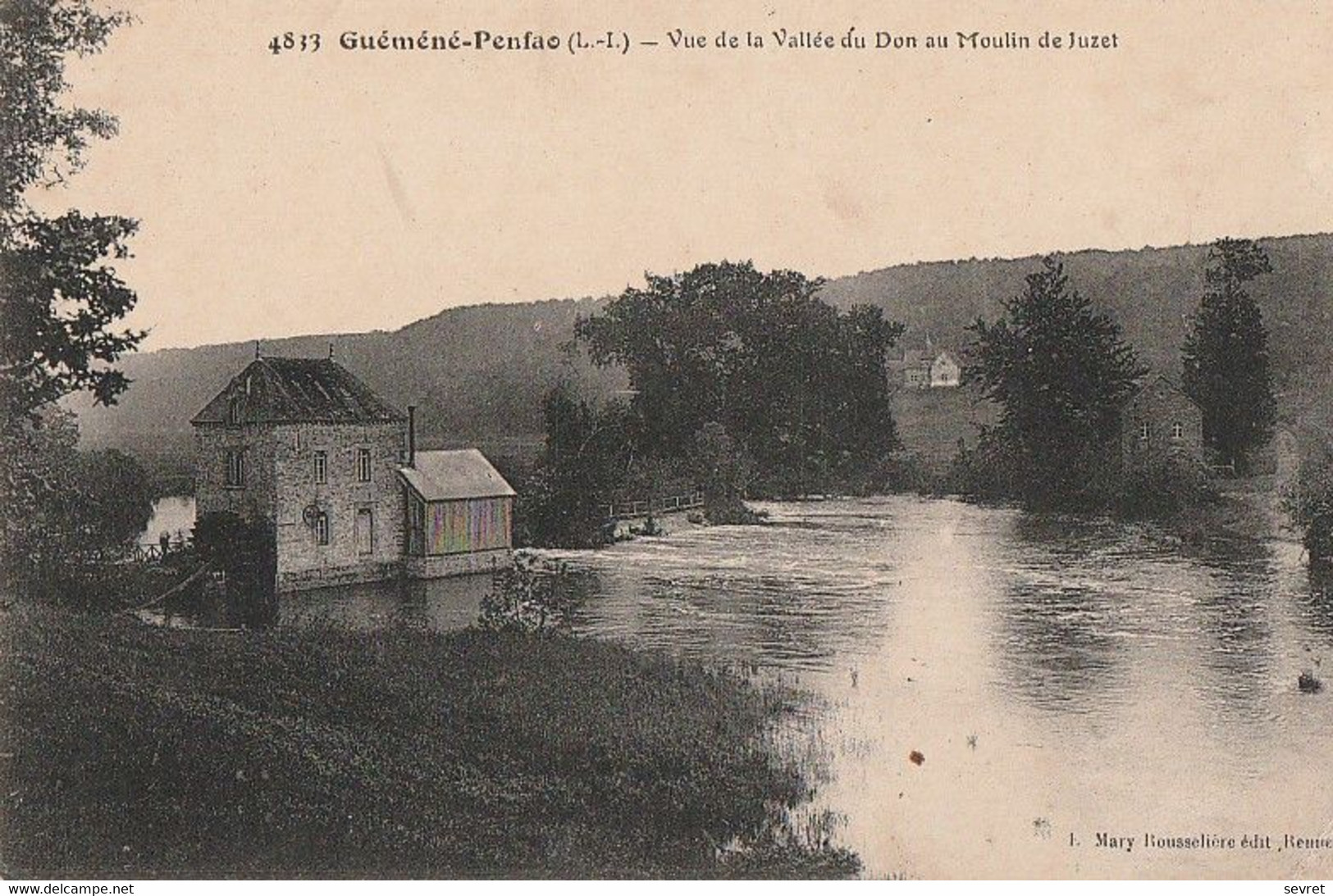 GUEMENE-PENFAO. - Vue De La Vallée Du Don Au Moulin De Juzet - Guémené-Penfao