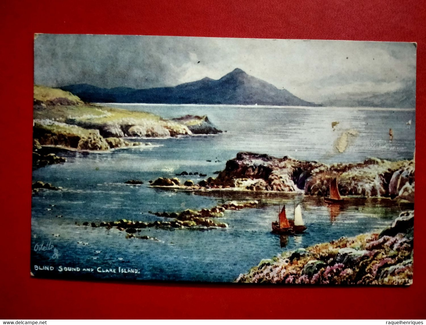 CPA IRLANDE IRELAND - Blind Sound And CLARE ISLAND Illustred Illustré Oilette (IT#3928) - Clare