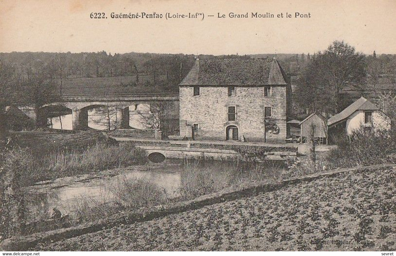 GUEMENE-PENFAO - Le Grand Moulin Et Le Pont. - Guémené-Penfao