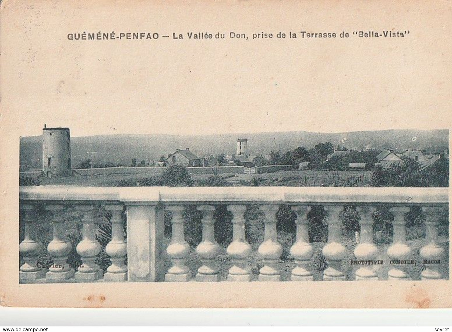 GUEMENE-PENFAO -  La Vallée Du Don , Prise De La Terrasse De "Bella Vista" - Guémené-Penfao