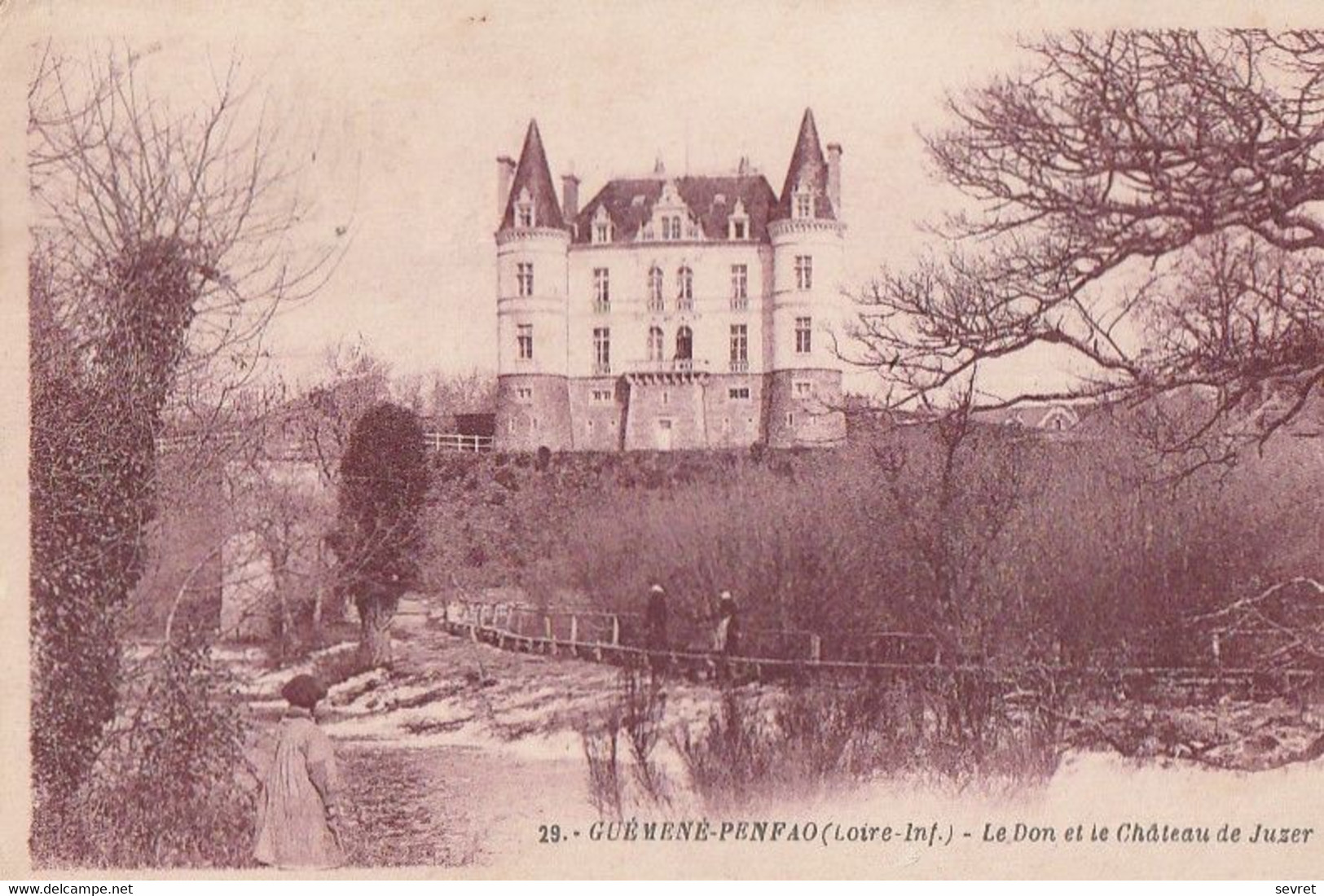 GUEMENE-PENFAO -   Le Don Et Le Château De Juzet. - Guémené-Penfao