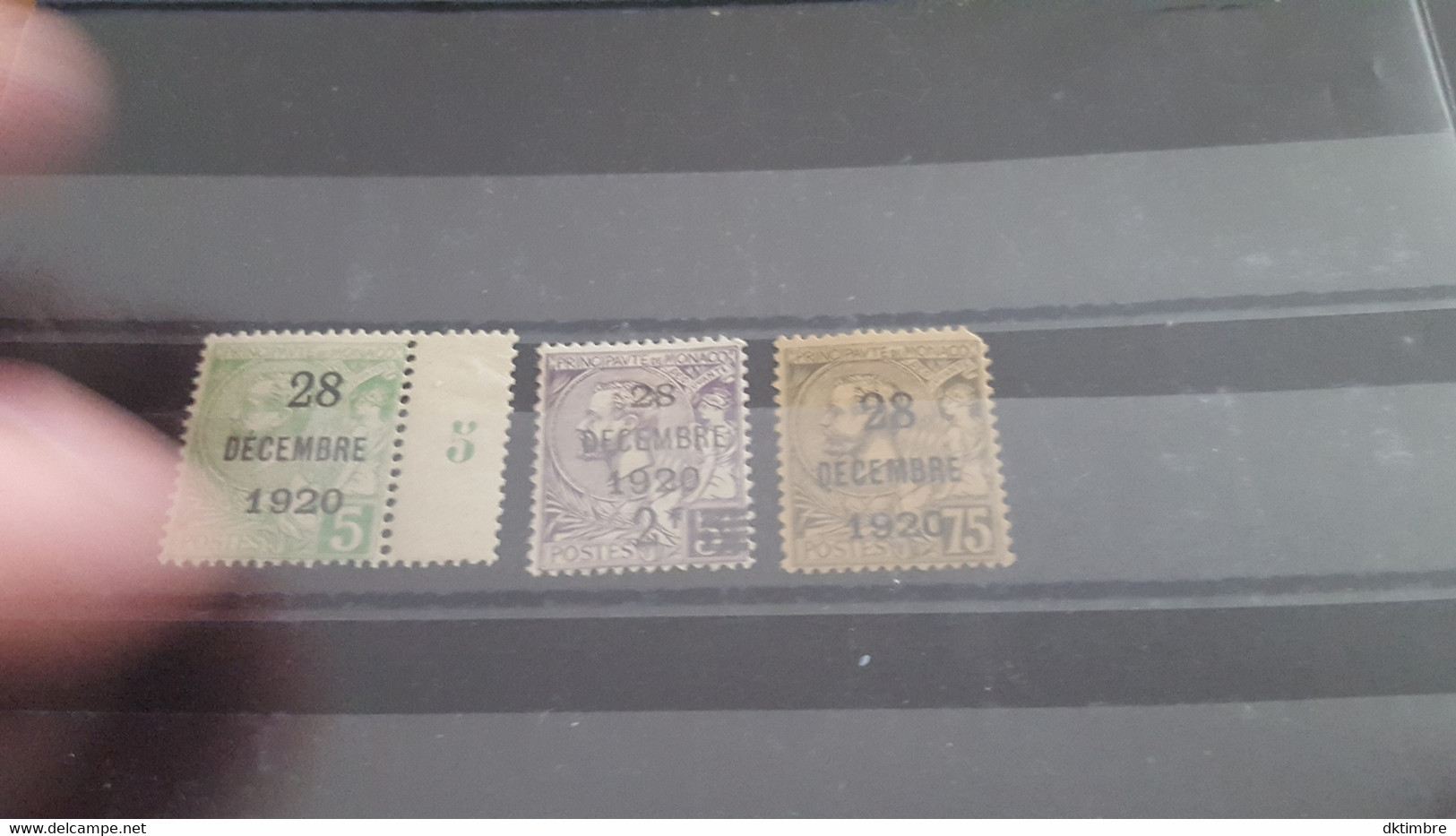 LOT527485 TIMBRE DE MONACO NEUF* N°48 A 50 VALEUR 47 EUROS - Collections, Lots & Series