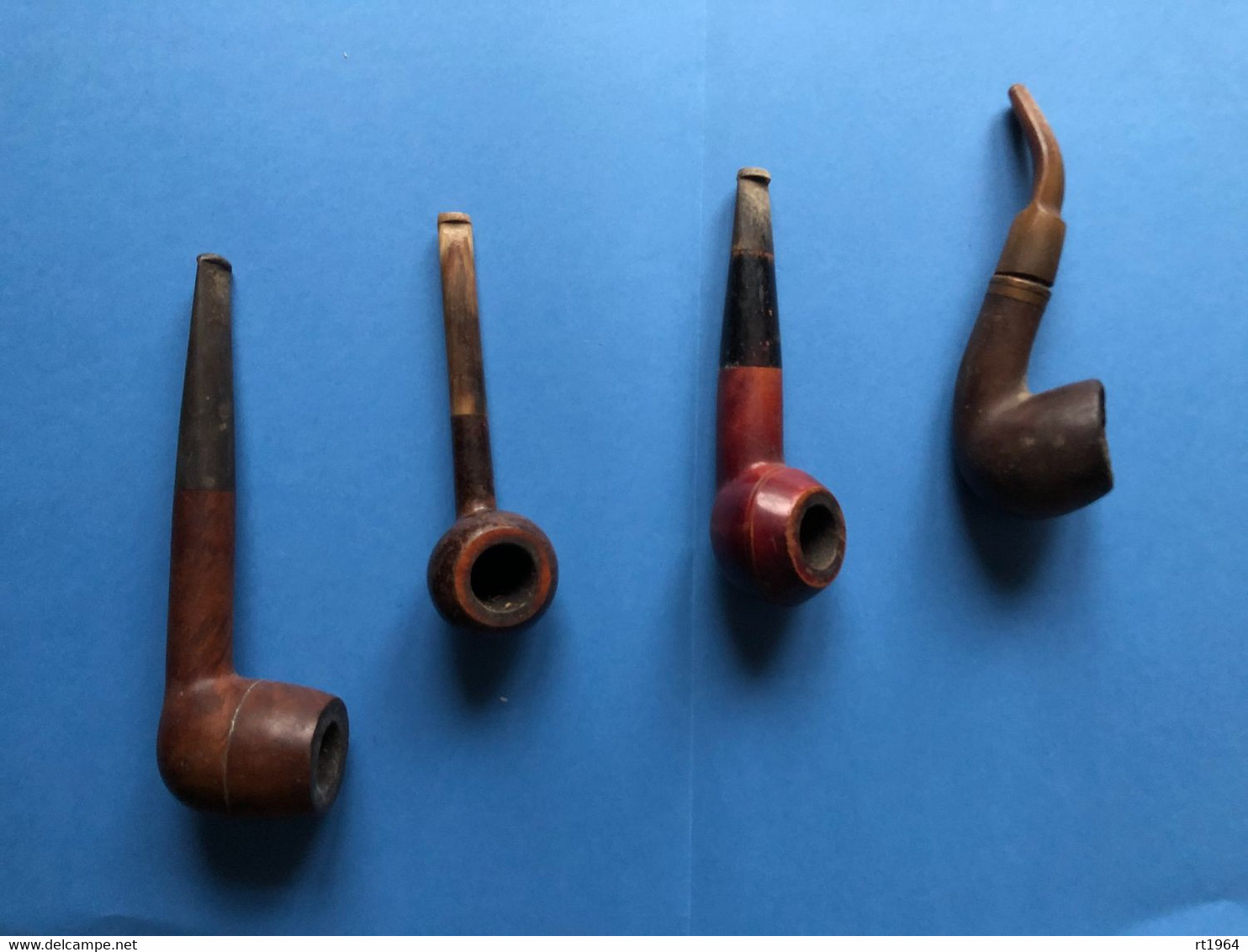 Pipes En Bois - Lot De 4 Pipes - Altri & Non Classificati