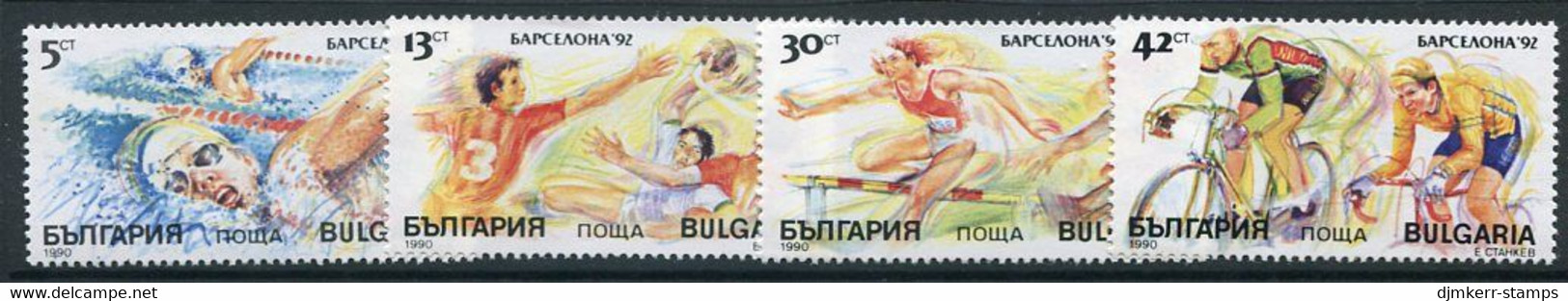 BULGARIA 1990  Olympic Games MNH / **.  Michel 3846-49 - Ungebraucht