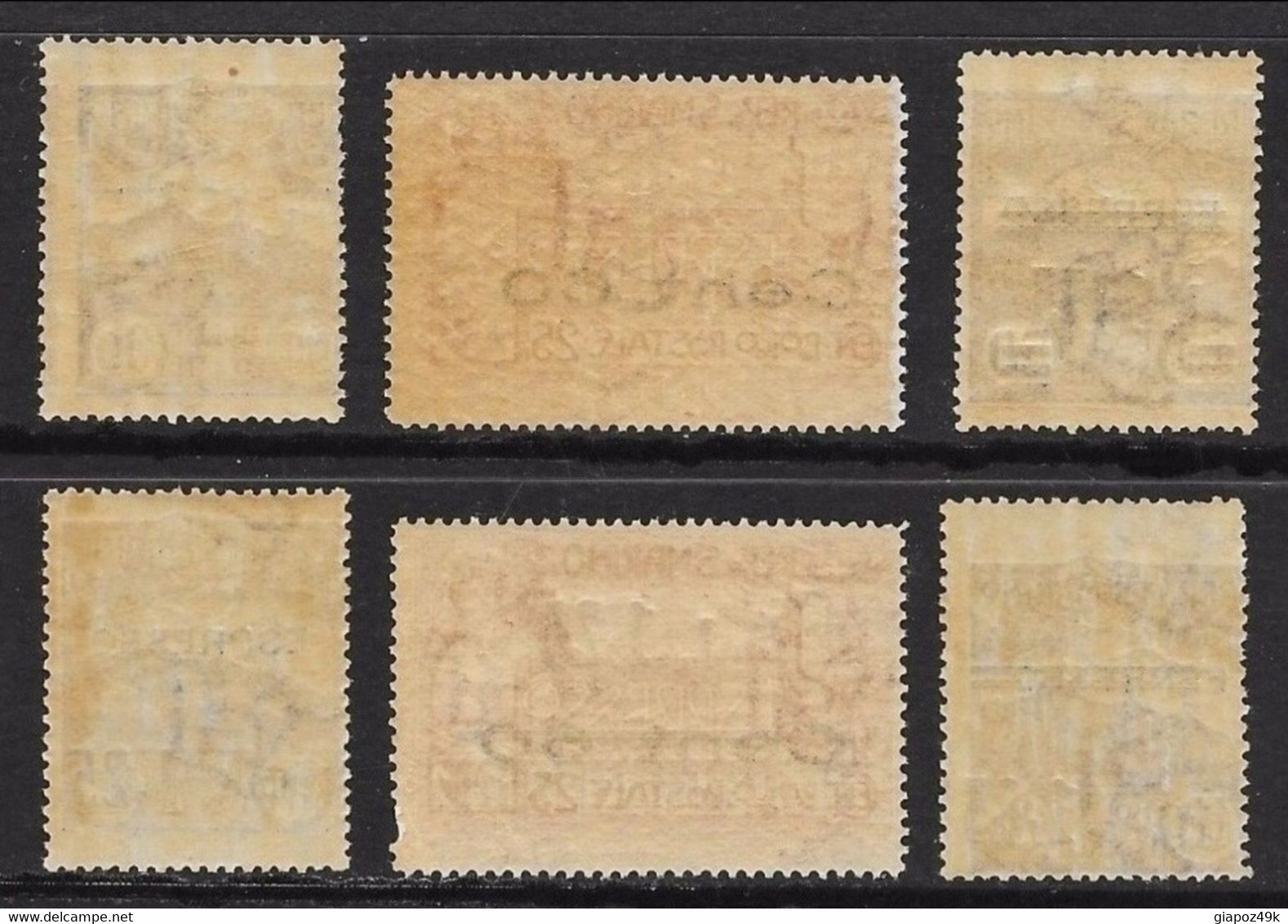 San MARINO 1923 - ESPRESSI E Non - N.  2 . . . Nuovi ** - Cat. 28,75 € - 6 Serie Complete - Lotto N. 506 - Express Letter Stamps