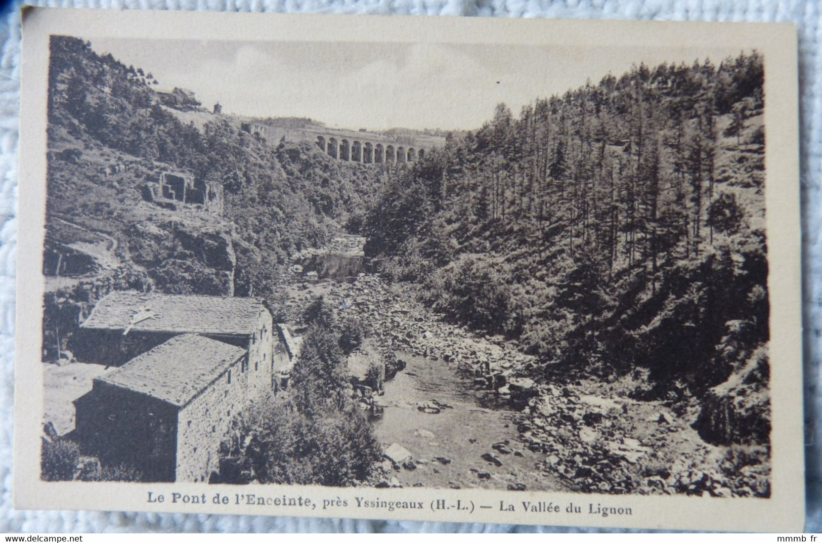 Eb2 - SOUVENIR DE LA KERMESSE DU 28 JUILLET 1929 - PONT DE L'ENCEINTE PRES YSSINGEAUX 42 - Yssingeaux