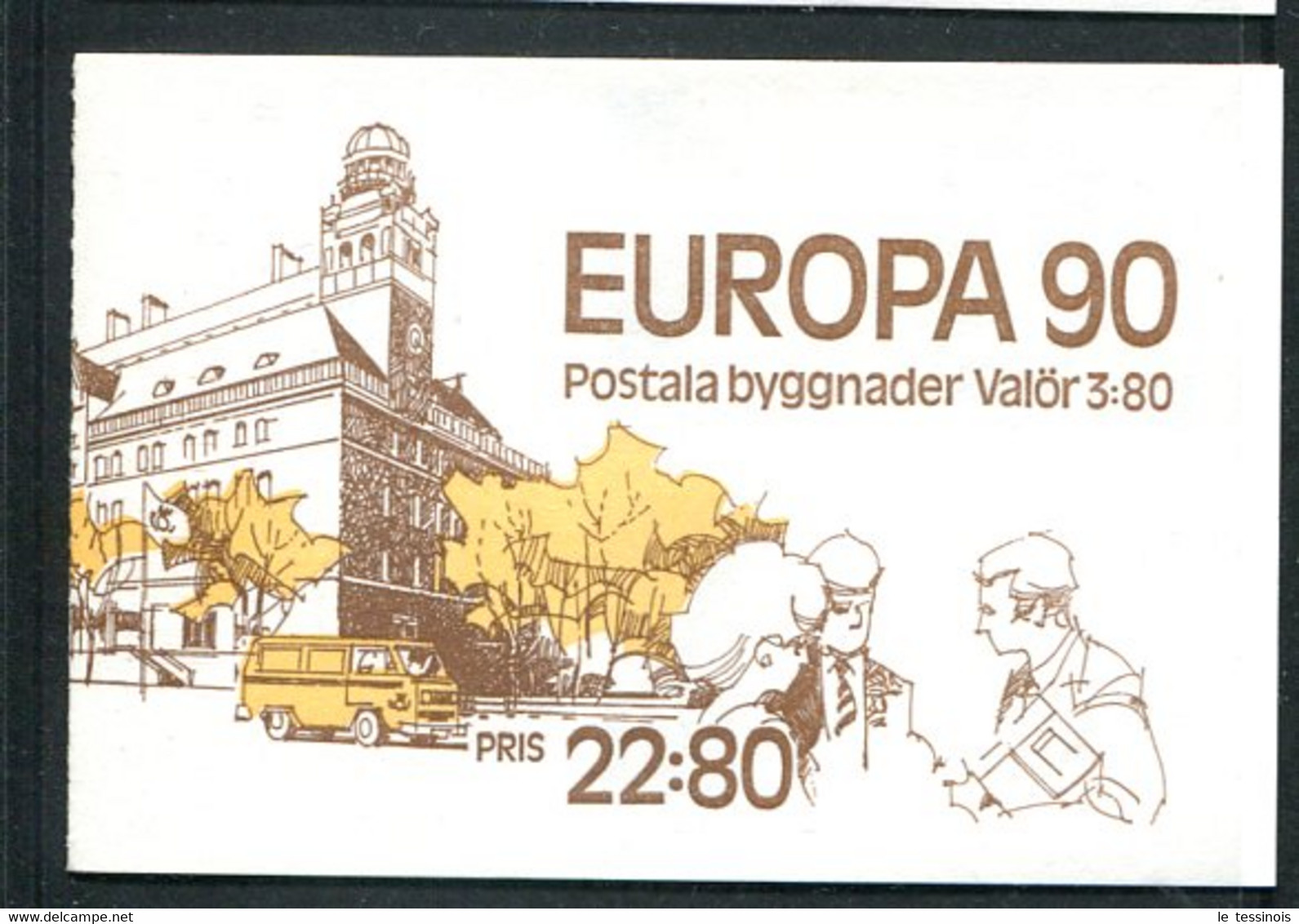 Carnet Suède N°1572 - Couv; Avec Sujet Hôtel Des Postes1999 TpMusée De Stockholm Et Hôtel De Postes - Zonder Classificatie