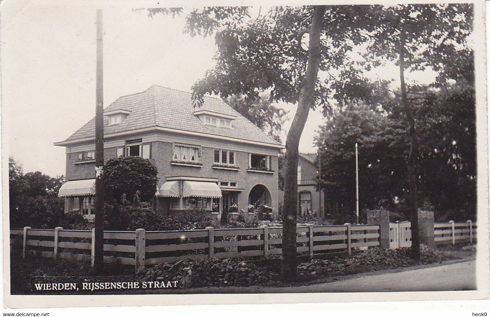 Wierden Rijssensche Straat Bromografia Fotokaart D428 - Wierden