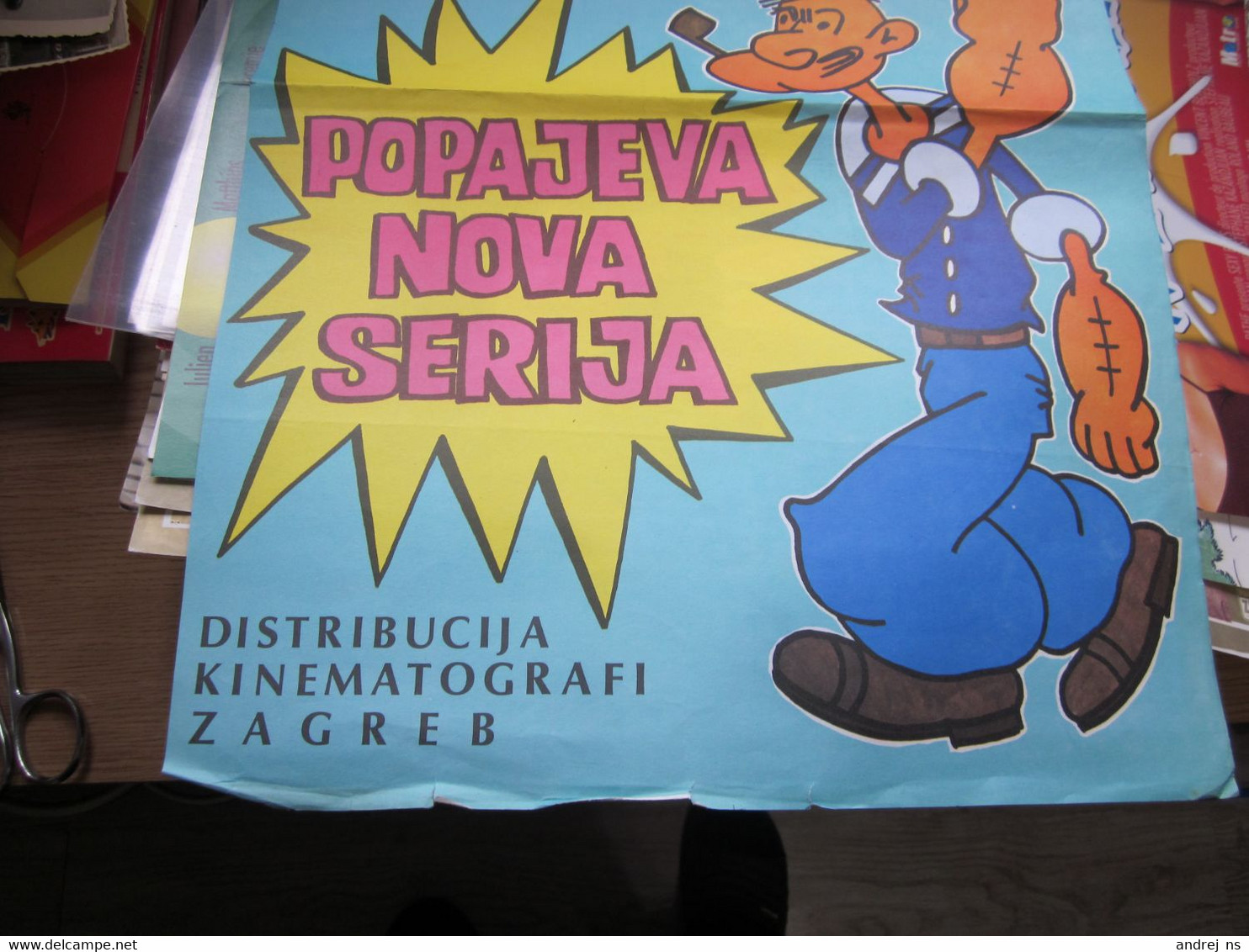 Poster Plakat Cartoon Popeye The Sailor Popajeva Nova Serija 50x35 Cm - Manifesti & Poster