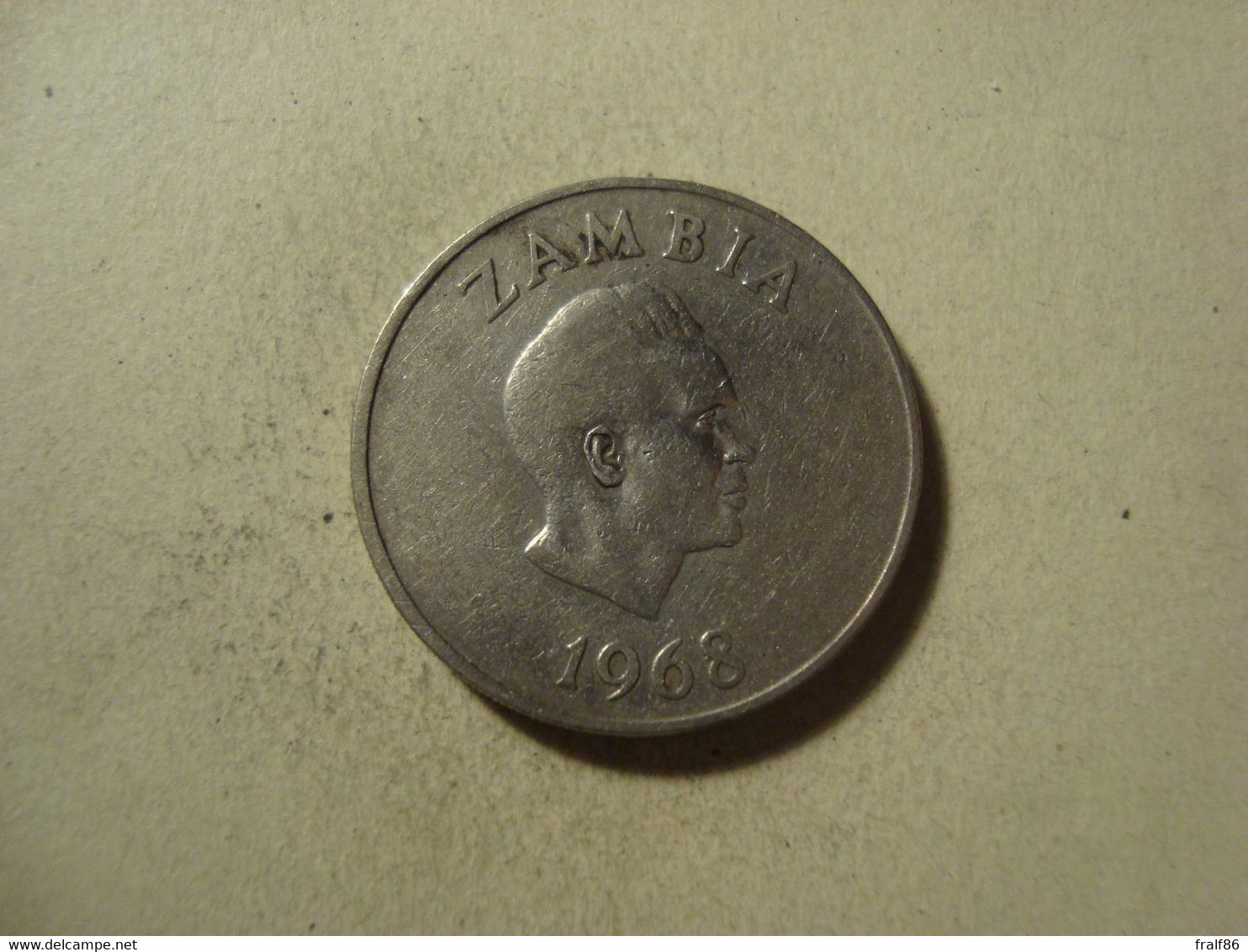 MONNAIE ZAMBIE 20 NGWEE 1968 - Zambia