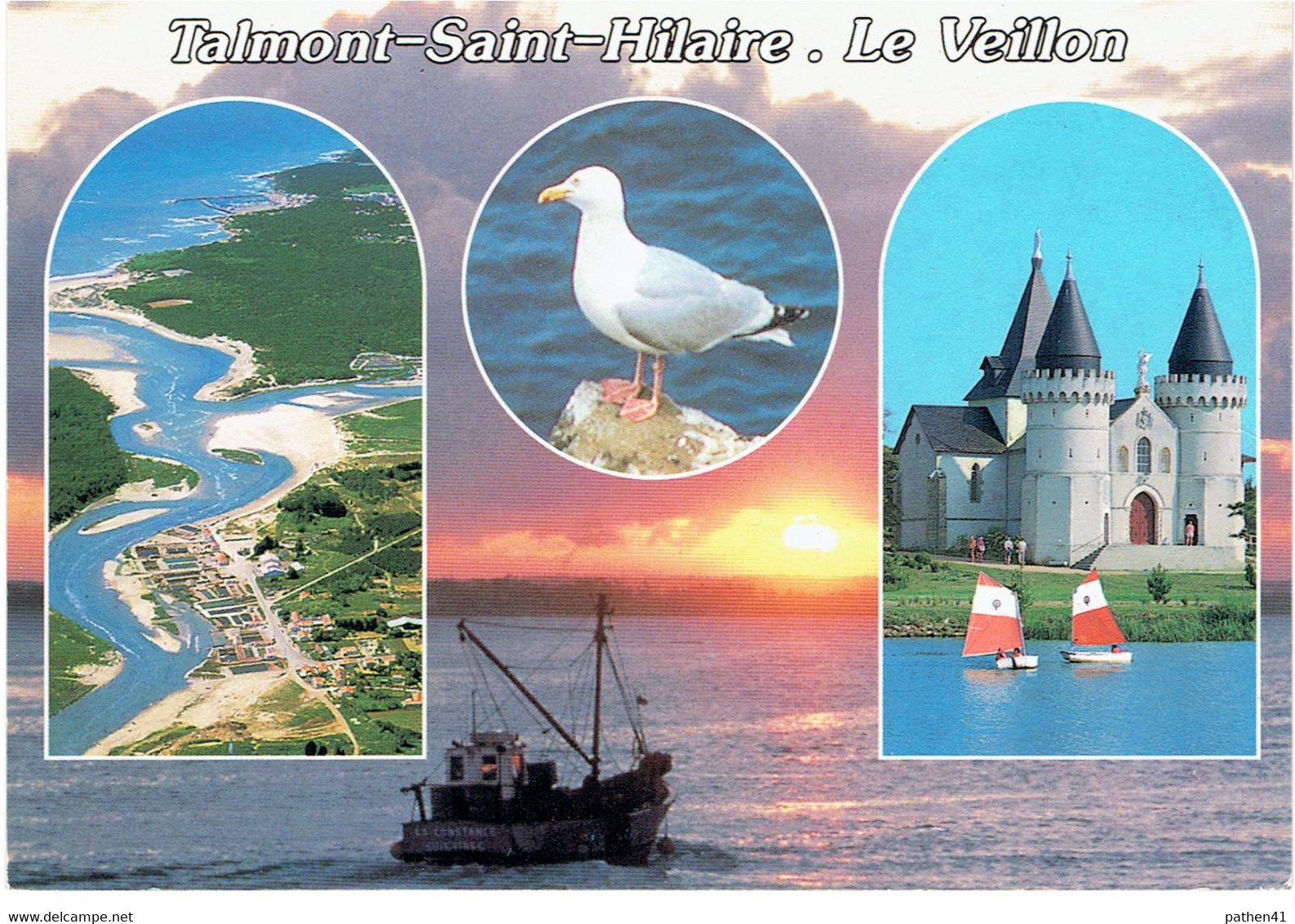CPM FRANCE 85 VENDEE TALMONT-SAINT-HILAIRE - Le Veillon - Multivues 1995 - Talmont Saint Hilaire