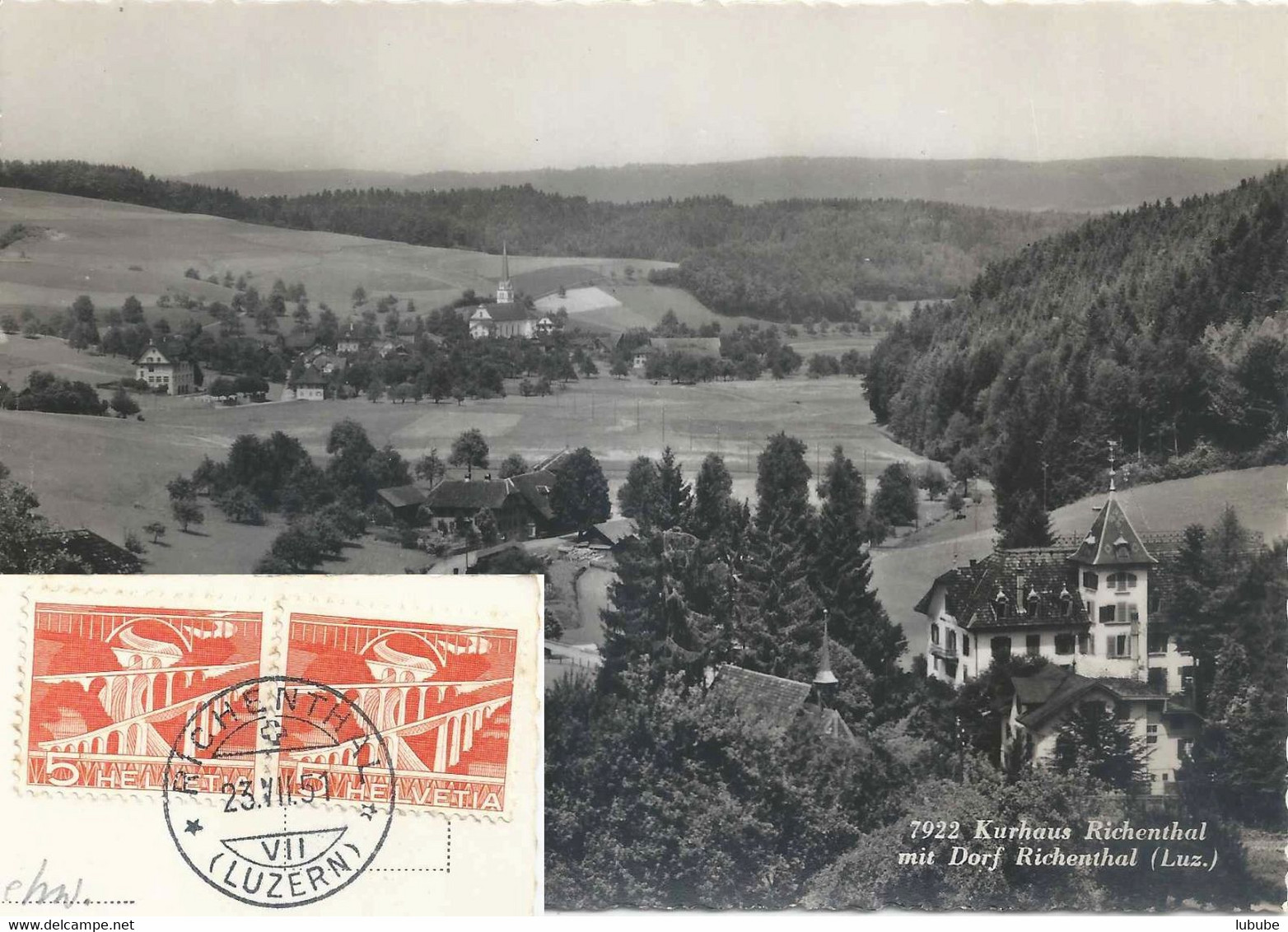 Richenthal - Kurhaus Mit Dorf Im Hintergrund        Ca. 1950 - Richenthal