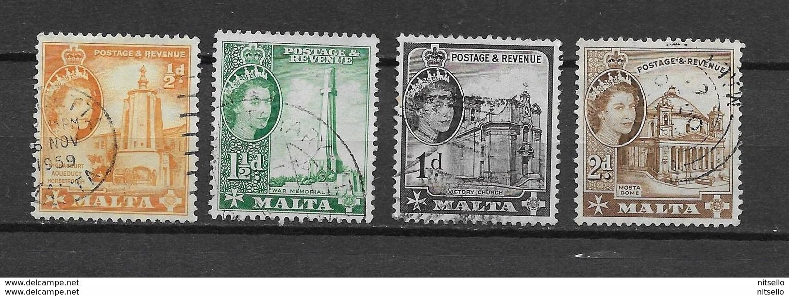 LOTE 1984  ///   (C050)  MALTA   YVERT Nº: 240/243 - Malta (...-1964)