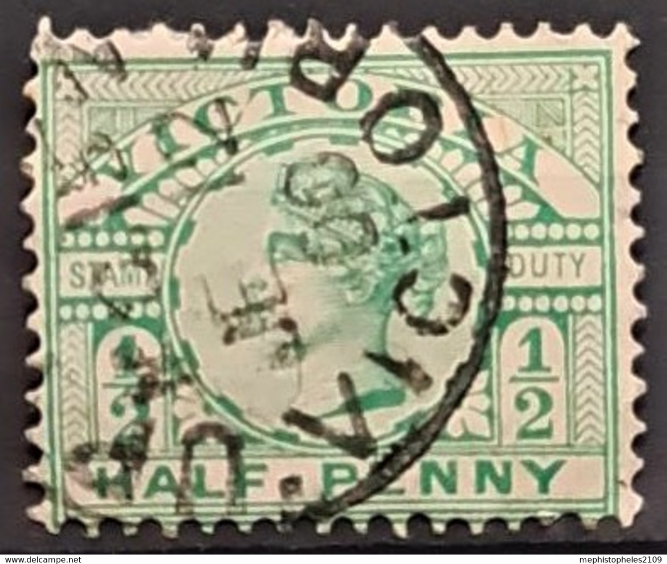 VICTORIA 1899 - Canceled - Sc# 180 - 0.5d - Used Stamps