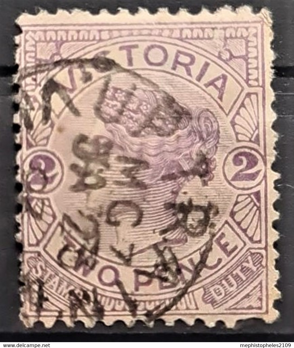 VICTORIA 1886/87 - Canceled - Sc# 162 - 2d - Used Stamps