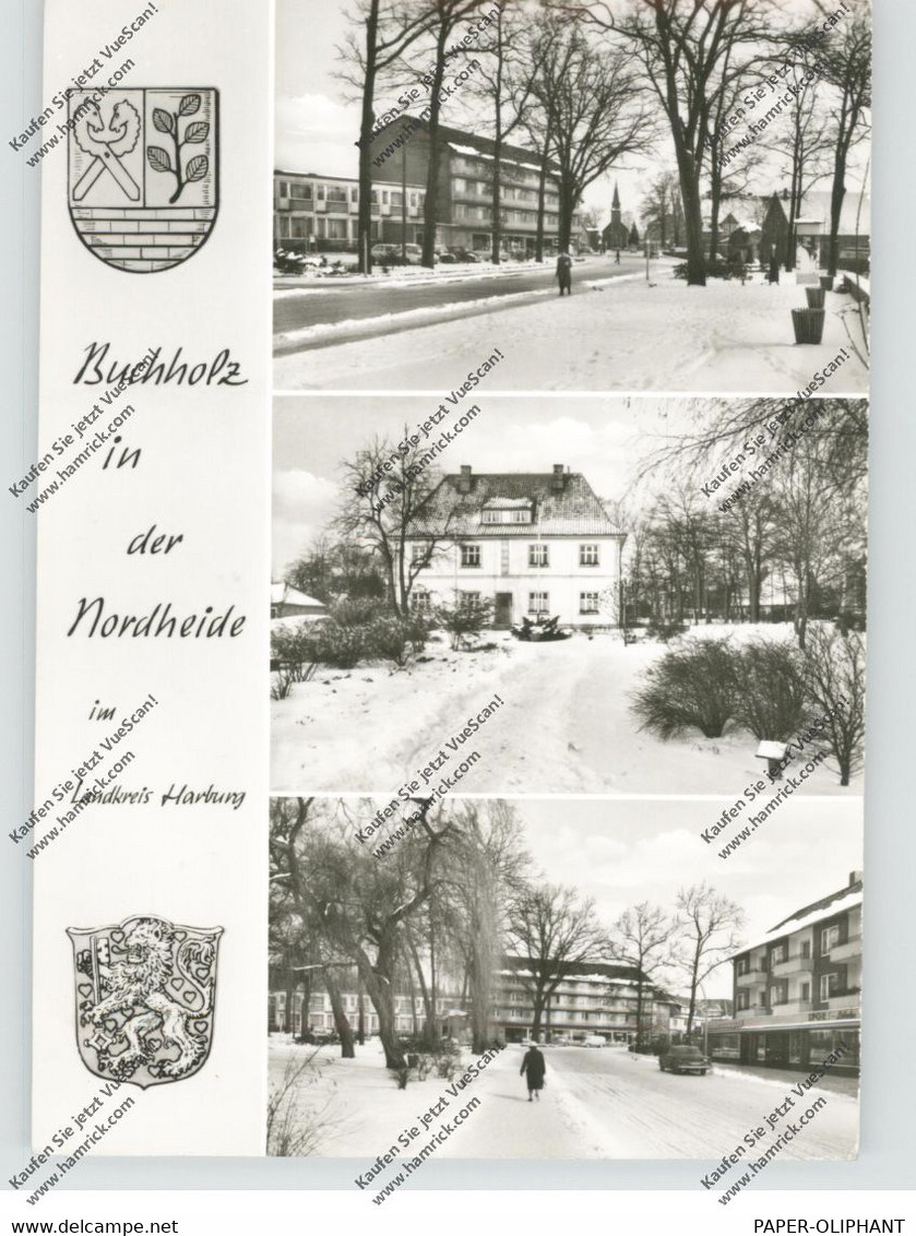 2110 BUCHHOLZ / Nordheide, Mehrbild-AK, Stadtwappen - Buchholz