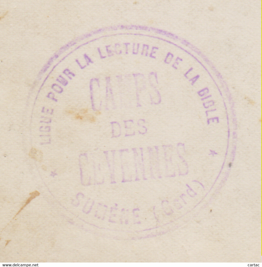 D30 - SUMENE - Inscription Au Verso : Souvenir Du Camp Des Cevennes De 1943 - Cachet Camps De Cévennes (voir Scan) - Sumène