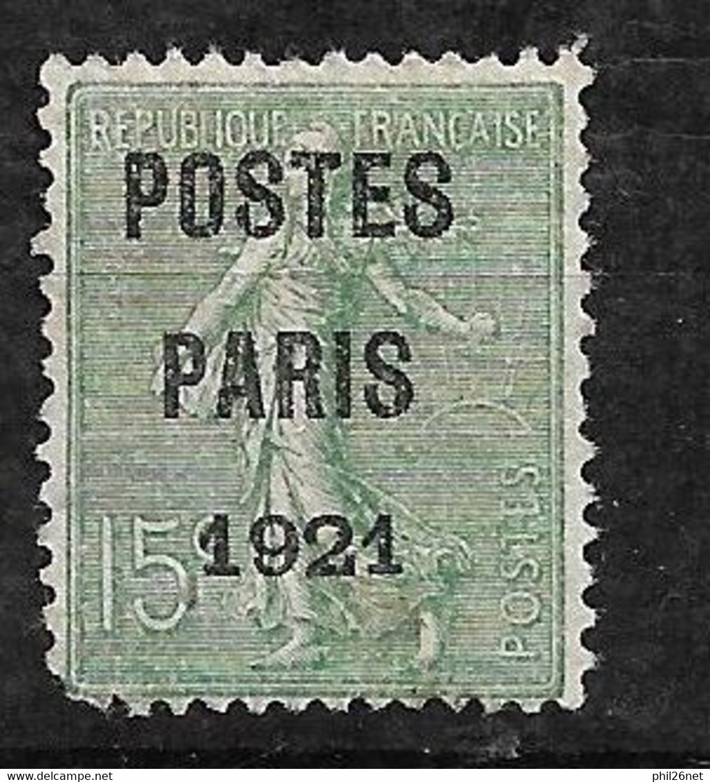 France Préoblitéré  N° 28  Neuf  ( *  )   AB/ 2ème Choix       - 1893-1947