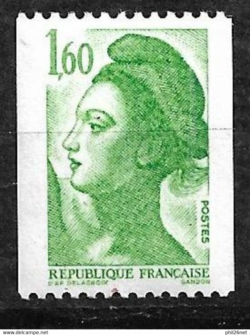 France Roulette N°2222a Avec  Cocarde De Phosphore Sur Bonnet Neuf * * TB = MNH VF   - Unused Stamps