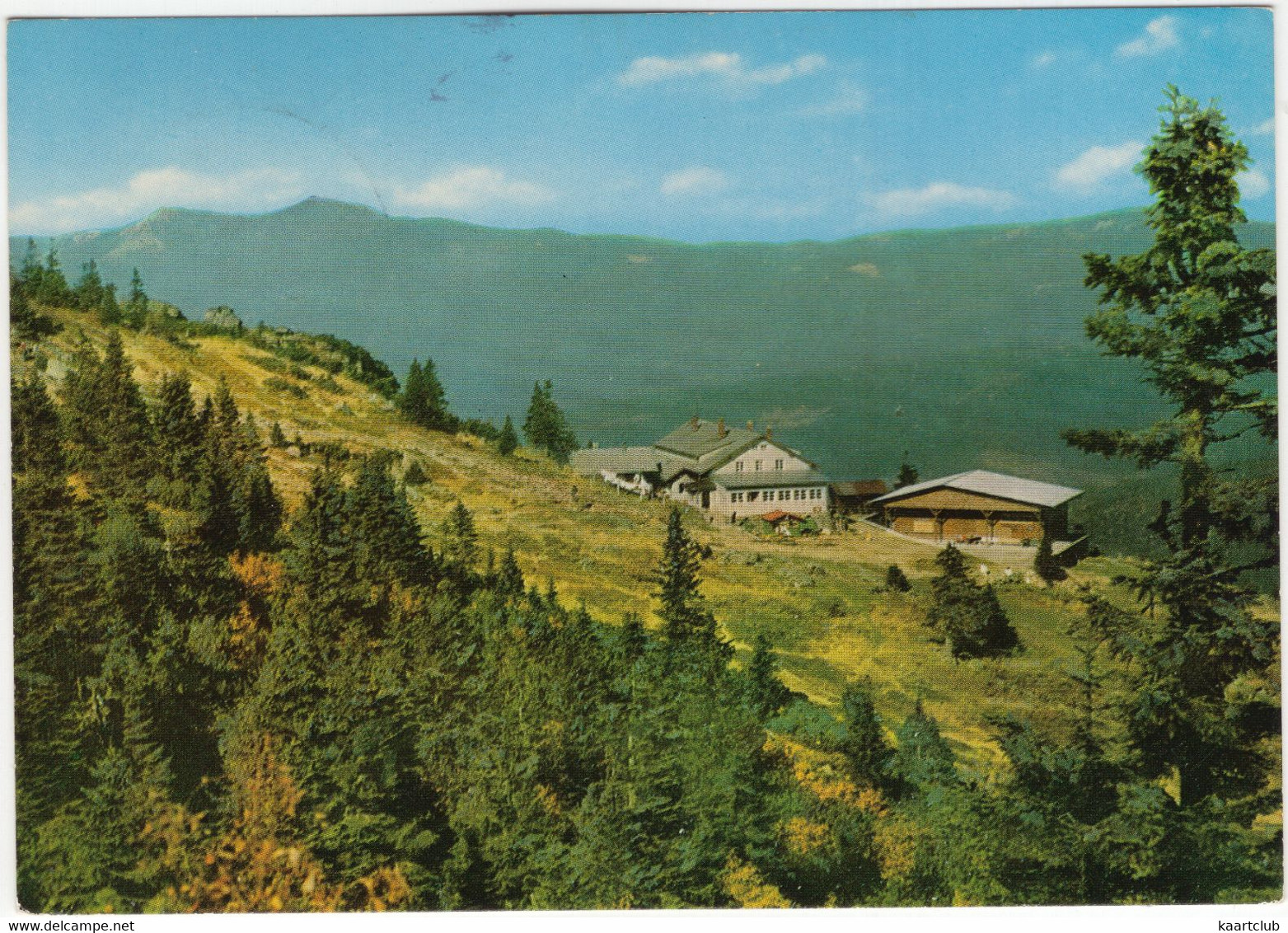 Arberschutzhaus Am Großen Arber 1457 M Mit Blick Zum Osser 1293 M. Bayer. Wald - Cham