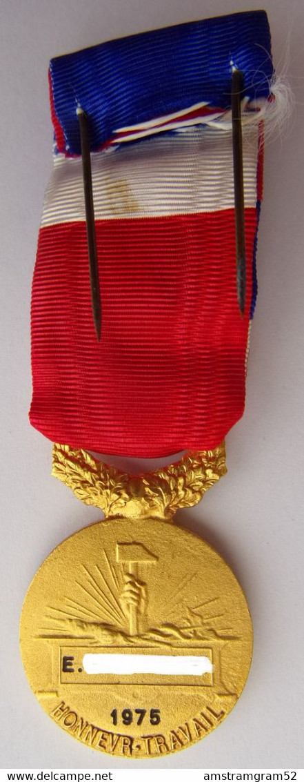 Médaille HONNEUR TRAVAIL Avec Palme Et Rosette + Rappel - Otros & Sin Clasificación