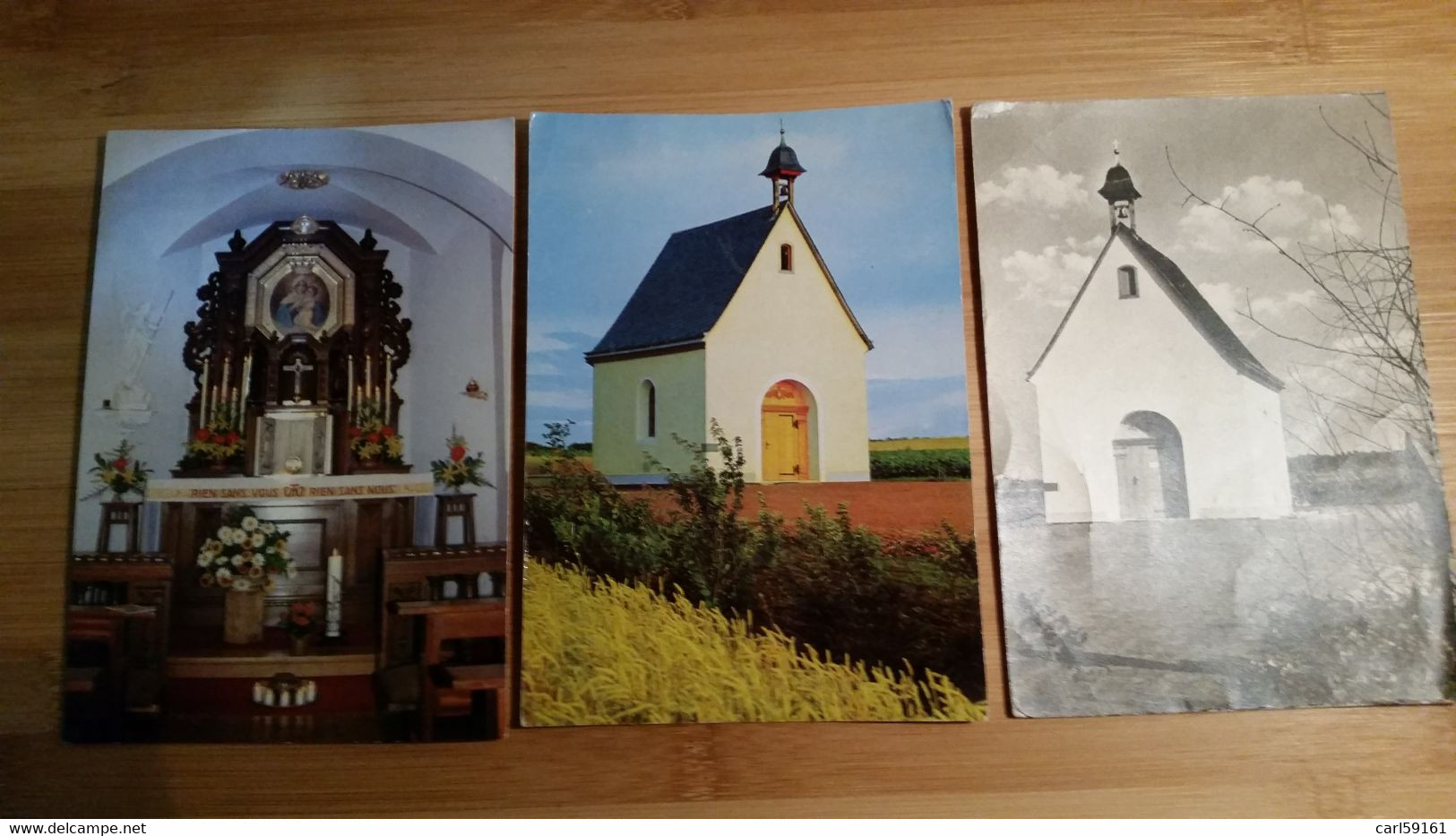 LOT  DE 3 CARTES  POSTALES  VILLAGE   /  THUN  SAINT  MARTIN /  SANCUAIRE  DE  SCHOENSTATT - Other & Unclassified