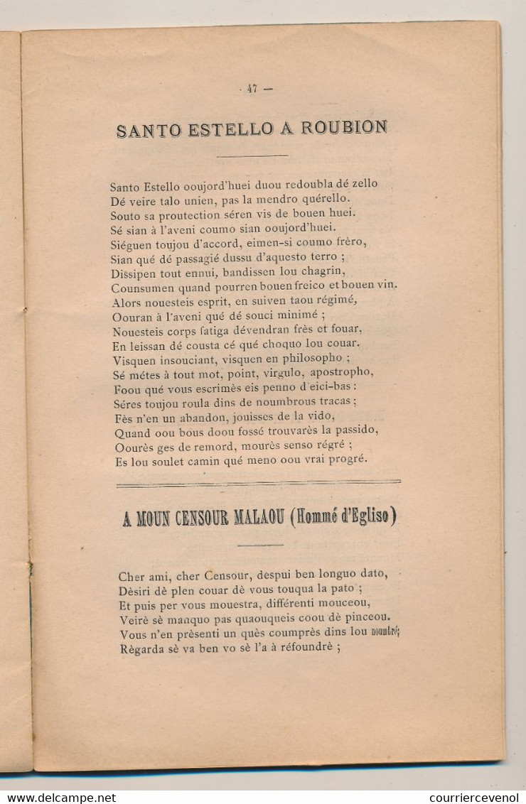 L'EISAMME - Recueil De Poésies Provencales Par A. ISSAUREL De Saint Marcel (Marseille) - Imprimerie Achard 1888 - Otros & Sin Clasificación