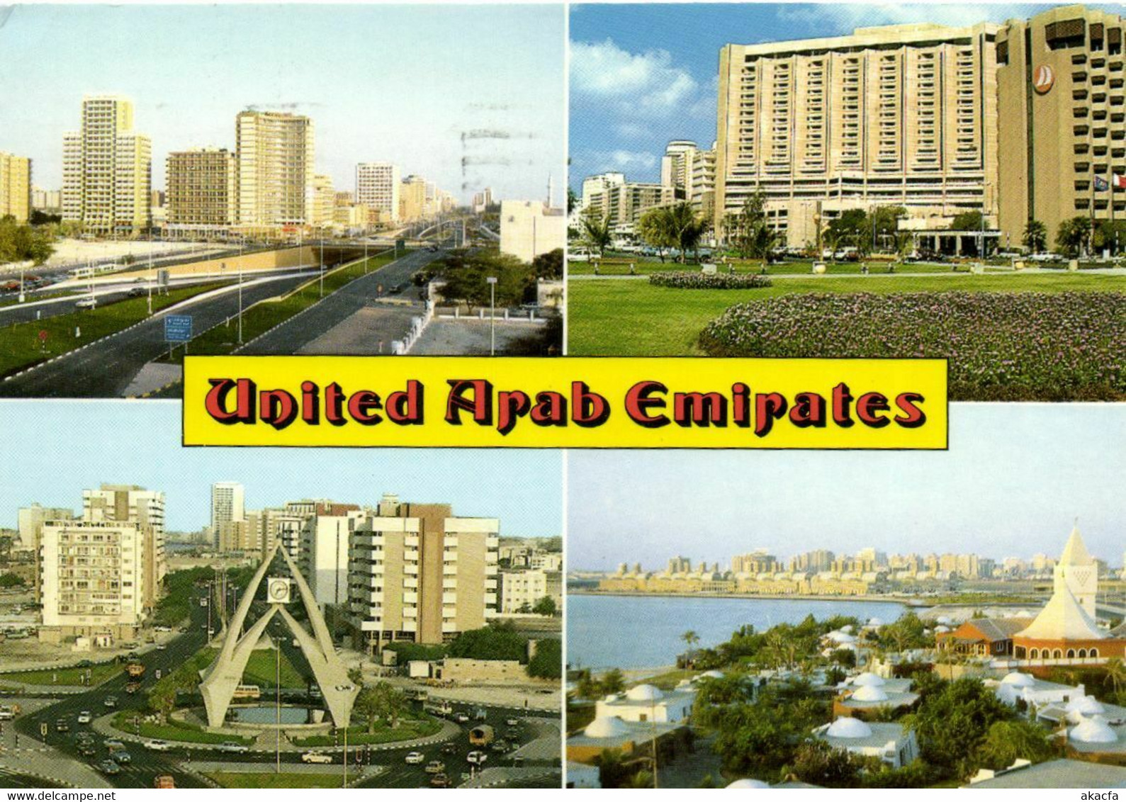 PC CPA U.A.E. , SCENES FROM THE EMIRATES, Modern Postcard (b22461) - Emirats Arabes Unis