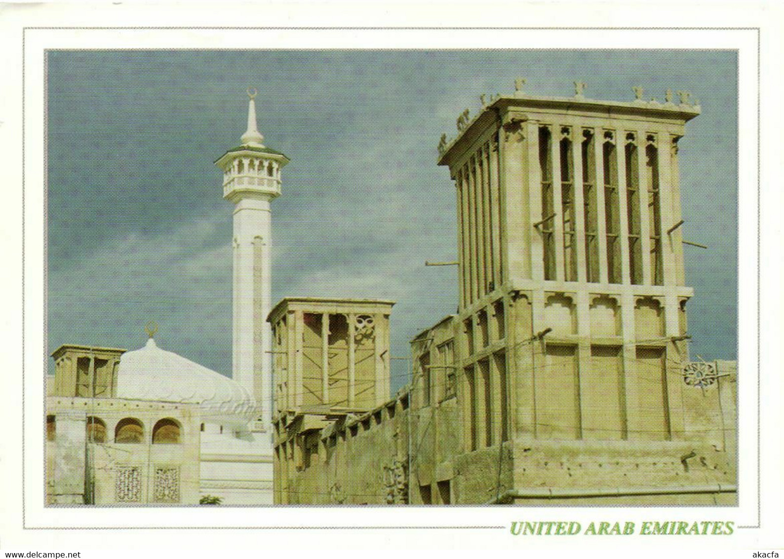 PC CPA U.A.E. , WINDTOWER HOUSE, Modern Postcard (b22460) - United Arab Emirates