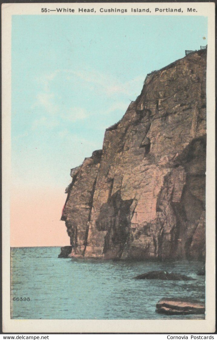 White Head, Cushings Island, Portland, Maine, C.1920 - Eastern News Co Postcard - Portland