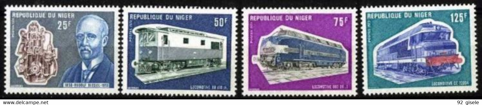 Niger YT 286 à 289 " Rudolf Diesel " 1973 Neuf** - Níger (1960-...)