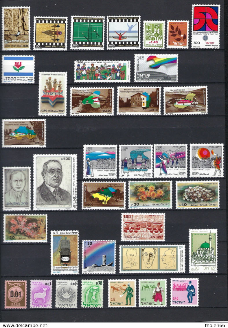 ISRAEL Lot Of Mint Stamps MNH (**) (LOT 414) - Verzamelingen & Reeksen