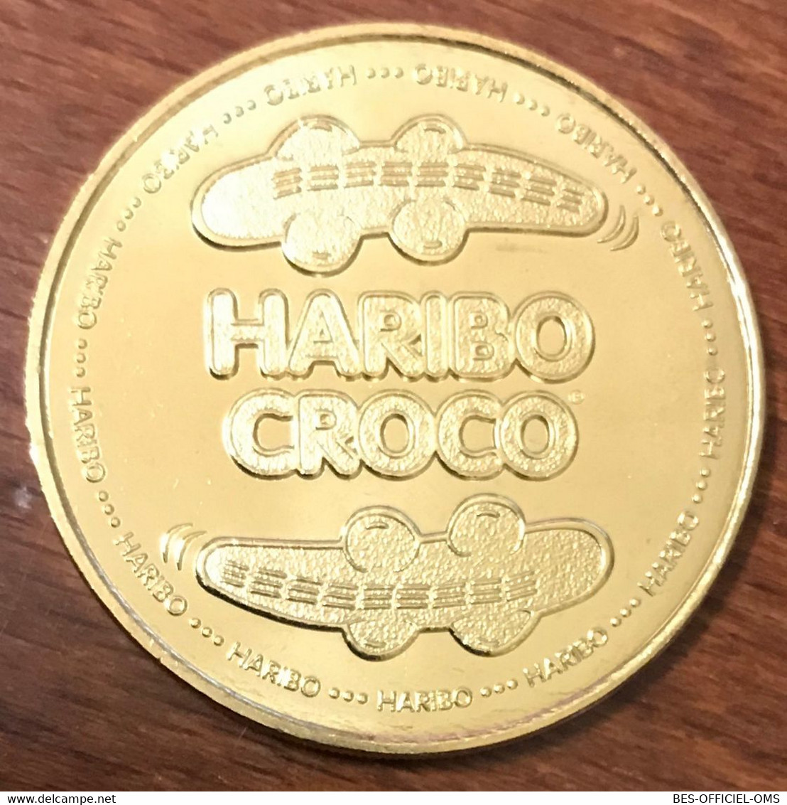 30 UZÈS BONBON HARIBO CROCO MDP 2014 MEDAILLE SOUVENIR MONNAIE DE PARIS JETON TOURISTIQUE MEDALS COINS TOKENS - 2014