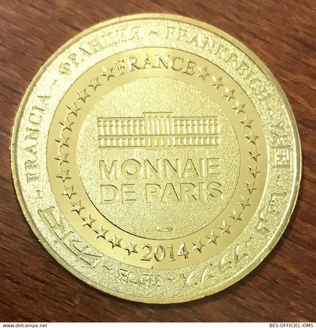30 UZÈS BONBON HARIBO CROCO MDP 2014 MEDAILLE SOUVENIR MONNAIE DE PARIS JETON TOURISTIQUE MEDALS COINS TOKENS - 2014