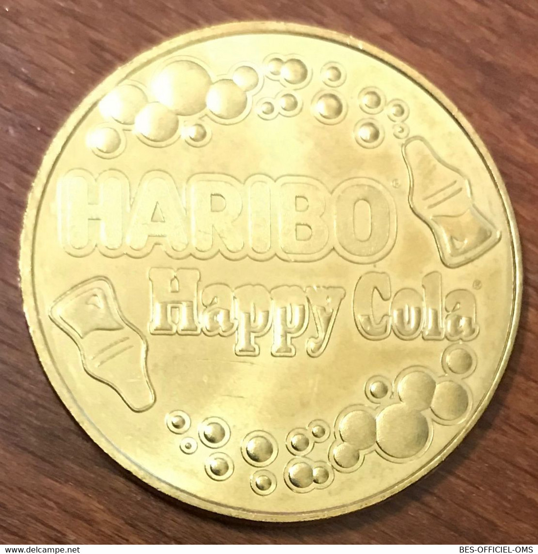 30 UZÈS BONBON HARIBO HAPPY COLA MDP 2017 MEDAILLE SOUVENIR MONNAIE DE PARIS JETON TOURISTIQUE MEDALS COINS TOKENS - 2017