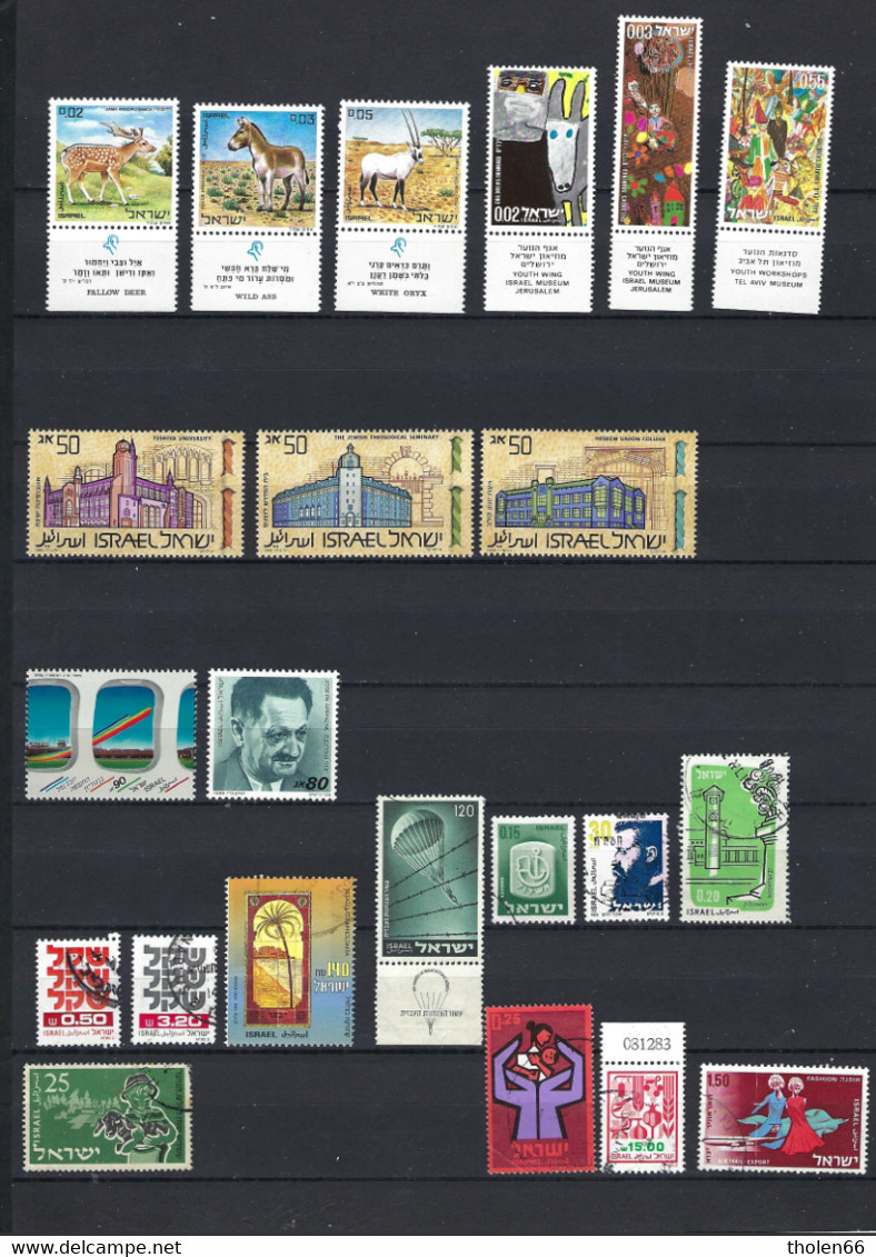 ISRAEL Lot Of Used And Mint Stamps (LOT 415) - Collections, Lots & Séries